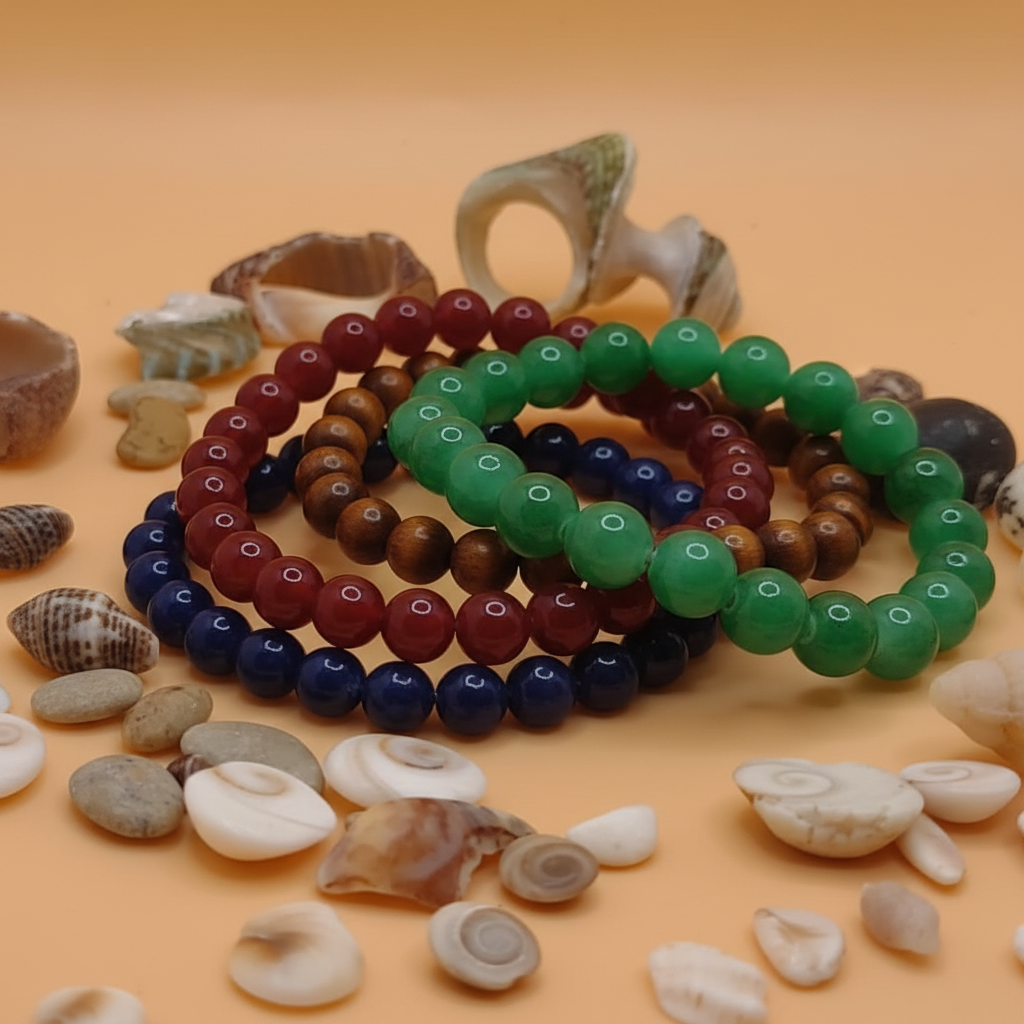 Beaded Bracelet Pack casual pile colorful mix